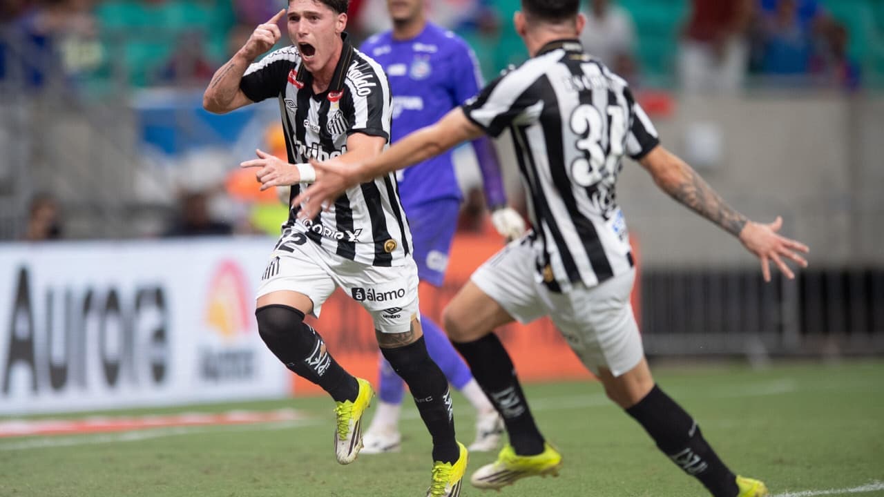 Santos e Bahia empatam