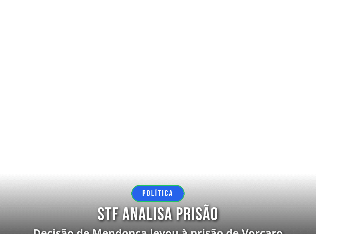 STF Analisa Prisão
