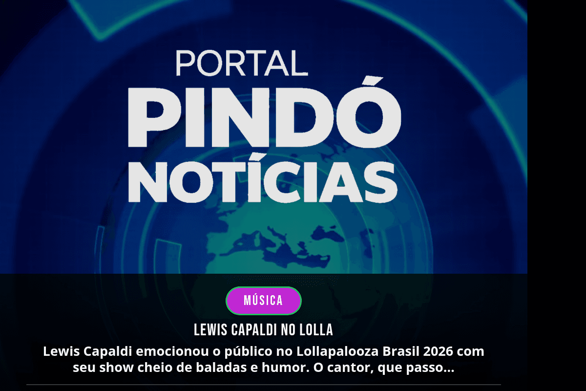 Lewis Capaldi no Lolla